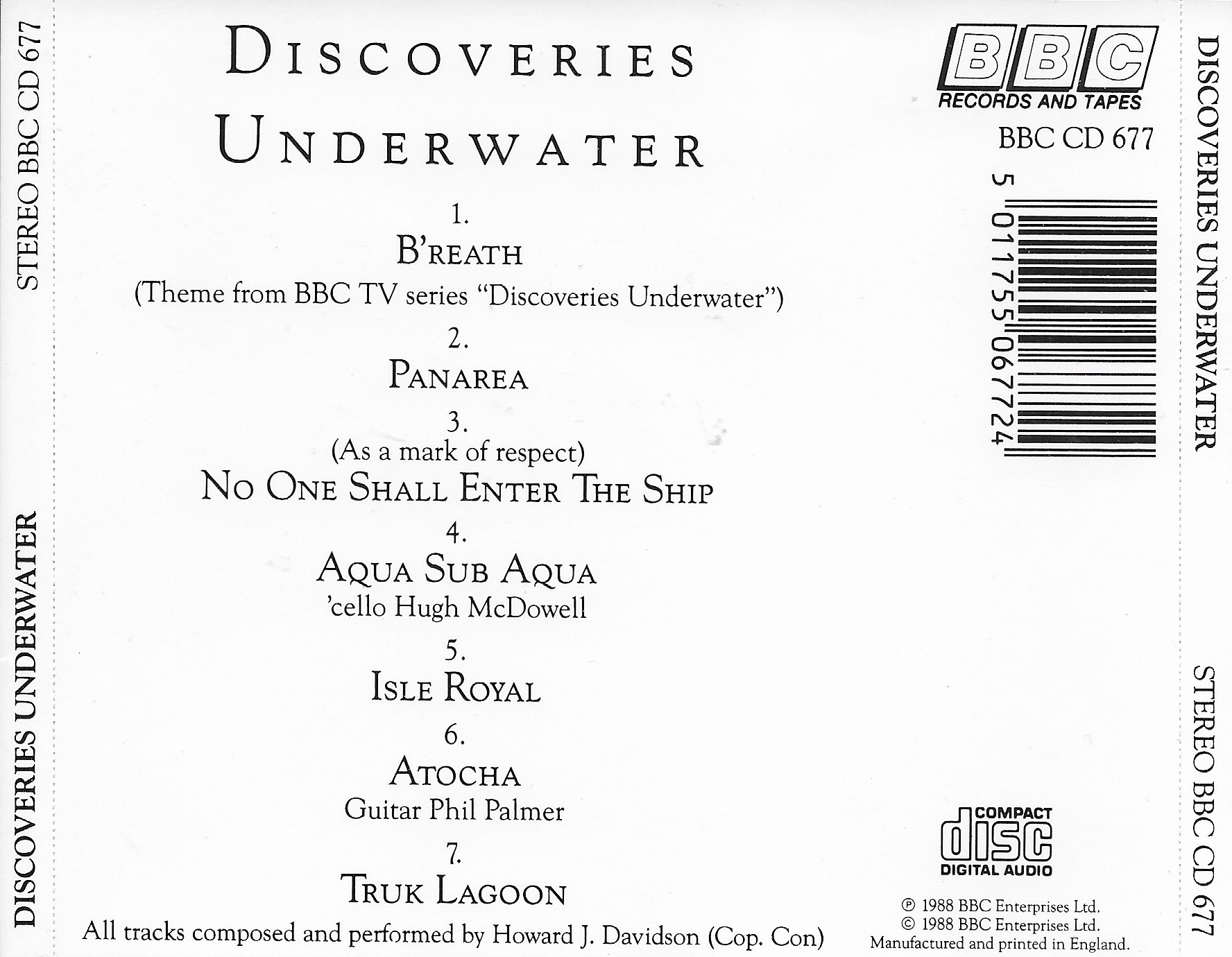 Back cover of BBCCD677